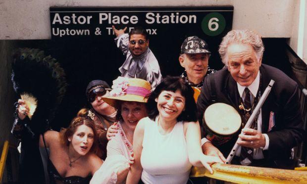 Artists pose at the Astor Place subway station at a previous Lower East Side Festival of the Arts. Artists pose at the Astor Place subway station at a previous Lower East Side Festival of the Arts.