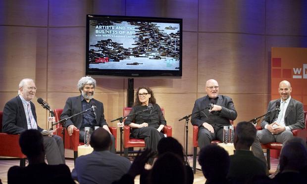 Leonard Lopate, Fred Wilson, Pat Steir, Sean Kelly, and Carter Foster, March 21, 2012