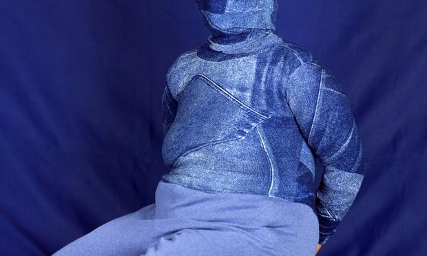 Boro, 2009, by the Turkish-born Pinar Yolaçan -- part of 'Mother Goddess,' a series featuring faceless women clad in highly unusual body suits.