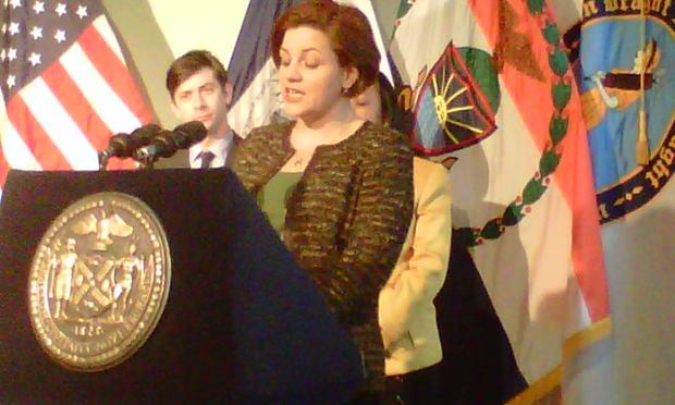 Speaker Quinn at City Hall