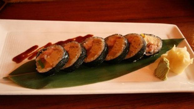 SushiSamba's 'Japan Relief Roll.' SushiSamba's