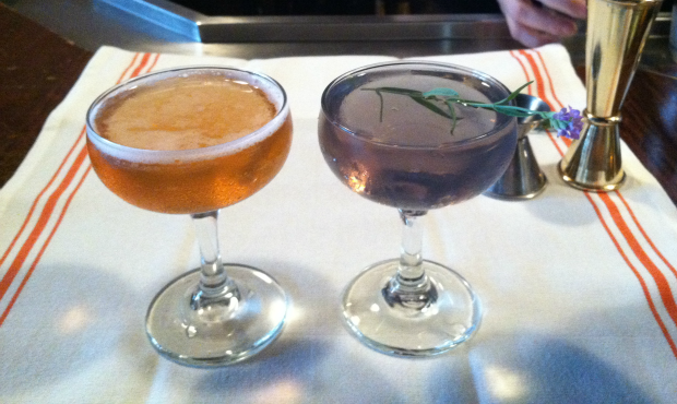 The winning cocktail and the runner-up The winning cocktail and the runner-up