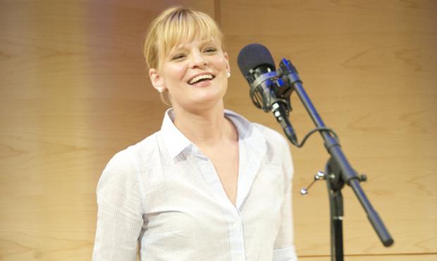 Martha Plimpton in WNYC's Jerome L. Greene Performance Space Martha Plimpton Greene Space