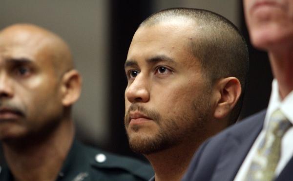 George Zimmerman, center, at a bond hearing.