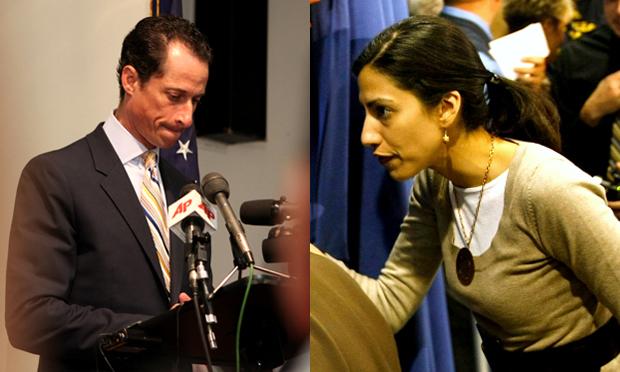Anthony Weiner and his wife Huma Abedin Anthony Weiner and his wife Huma Abedin