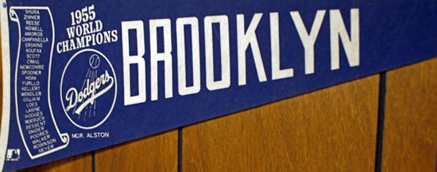 Brooklyn Dodgers pennant Brooklyn Dodgers pennant