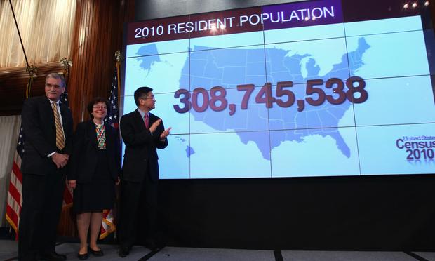 U.S. Census officials announce the first results of the 2010 Census during a press conference in Washington, D.C. on December 21, 2010 U.S. Census Bureau Director Robert Groves, Acting Deputy Secretary of Commerce Rebecca Blank, and U.S. Secretary of Commerce Gary Locke announce the first results of the 2010 Census during a press con