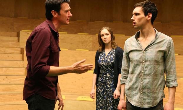 Jason Butler Harner (left), Amanda Quaid and Cory Michael Smith in 'The Cockfight Play.' Jason Butler Harner (left), Amanda Quaid and Cory Michael Smith in 'The Cockfight Play.'