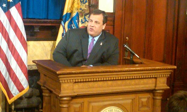 NJ Governor Chris Christie announces that he will not seek the presidency in 2012.