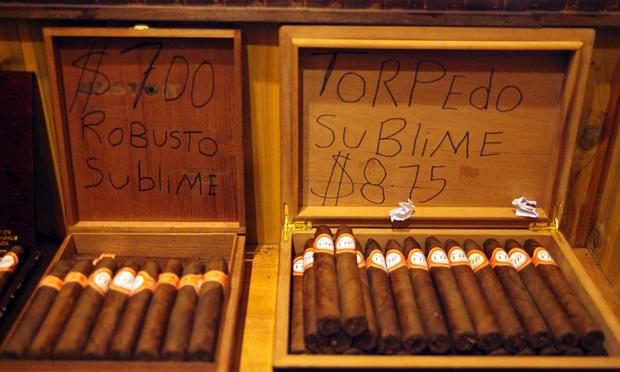 Torpedoes and Robustos are the most popular cigars at Don Luis VIP.