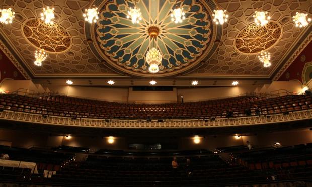 The renovated auditorium at City Center The renovated auditorium at City Center