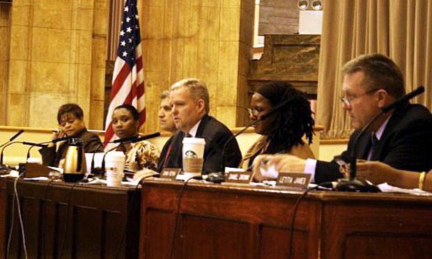 Councilman Van Bramer and other members of the Committee on Cultural Affairs discuss the Mayor's proposed cuts to arts institutions around the city. Councilman Van Bramer and other members of the Committee on Cultural Affairs discuss the Mayor's proposed cuts to arts institutions around the city.