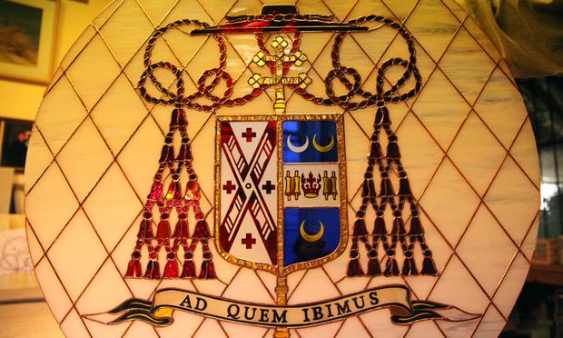 Cardinal Dolan's Coat of Arms.