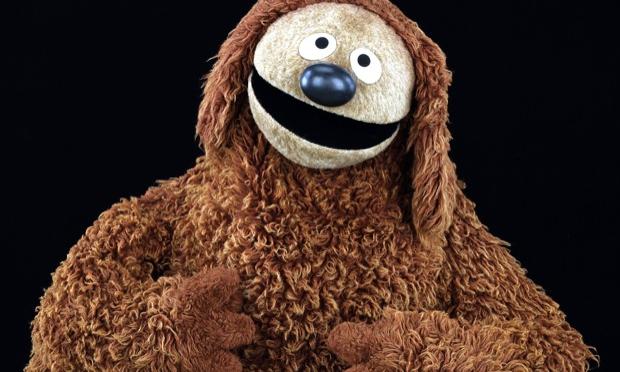 Piano-player extraordinaire Rowlf the Dog, the canine with the golden paws. Now on view at the Museum of the Moving Image in Astoria.
