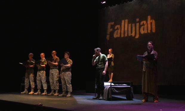 Scene from the opera 'Fallujah' Scene from the opera 'Fallujah'