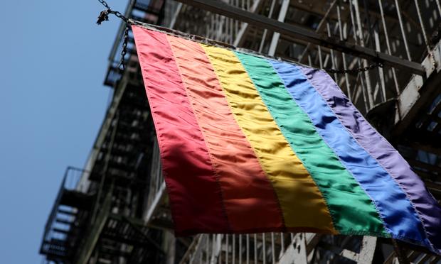 Gay pride flag