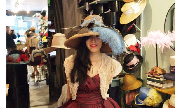 Linda Pagan's favorite racing hat is called 'The Westwood,' 'You are sure to have your horse win if you wear one of these hats.' Linda Pagan's favorite racing hat is called 'The Westwood,' 'You are sure to have your horse win if you wear one of these hats.'