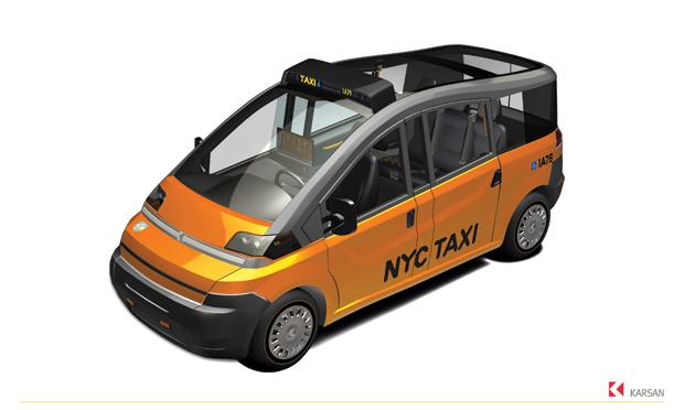 The Turkish company Karsan's design for the next New York City taxi