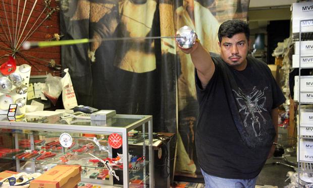 Carlos Leon at Blade Fencing.