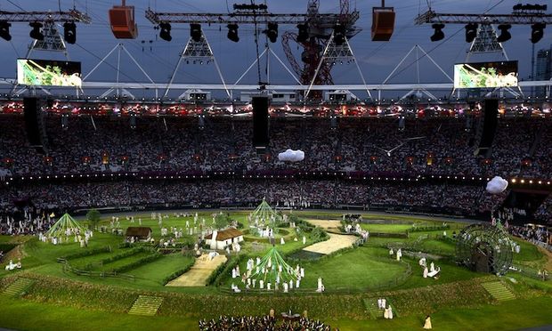 The London Symphony Orchestra performs in the Opening Ceremony of the London 2012 Olympic Games The London Symphony Orchestra performs during the Opening Ceremony of the London 2012 Olympic Games