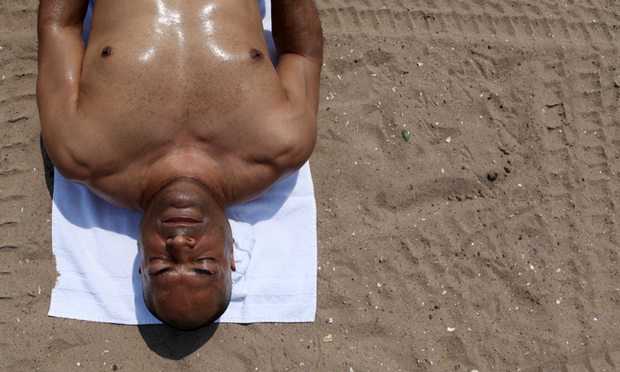 summer, beach, heat, suntanning