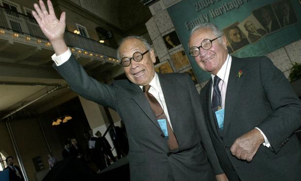 Martin Segal (R) with architect I.M. Pei (L) at the Ellis Island Museum in 2004 Martin Segal (R) with architect I.M. Pei (L) at the Ellis Island Museum in 2004