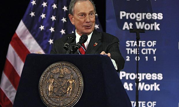 Mayor Michael Bloomberg delivering his 10th state of the city address in Staten Island Mayor Michael Bloomberg delivering his 10th state of the city address in Staten Island