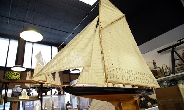 New York Nautical is decorated with with sailing paraphernalia.