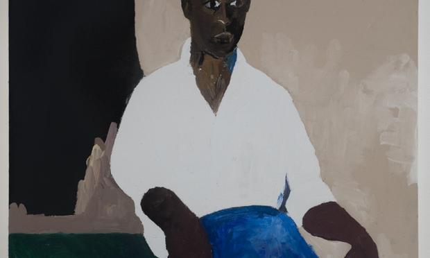 At MoMA PS1, a sprawling exhibit devoted to the work of Henry Taylor, a California-based portraitist. Seen here: 'Oh Johnny Ray (my brother), a canvas from 2010.
