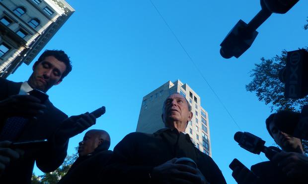 Michael Bloomberg on Election Day, 2009.