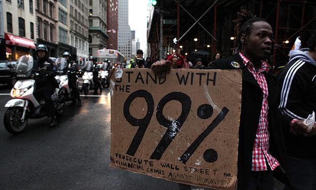 Occupy Wall Street protesters march through Soho. Occupy Wall Street protesters march through Soho.