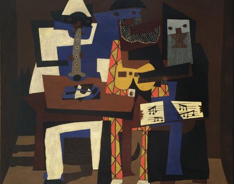 Picasso's Three Musicians (1921) Picasso's Three Musicians (1921)