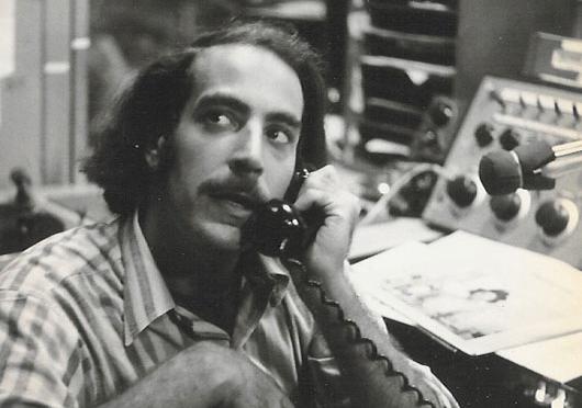 Steve Post works the phones