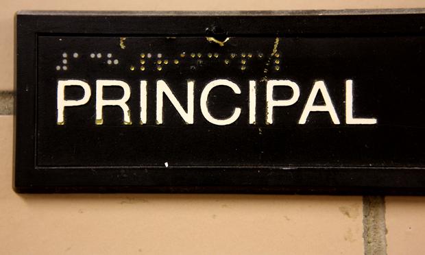 School photos, principal