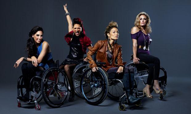 The cast of 'Push Girls,' from left to right: Mia Schaikewitz, Auti Angel, Angela Rockwood, and Tiphany Adams. The cast of 'Push Girls,' from left to right: Mia Schaikewitz, Auti Angel, Angela Rockwood, and Tiphany Adams.