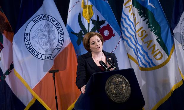 New York City Council Speaker Christine Quinn delivers the 2011 State of the City address