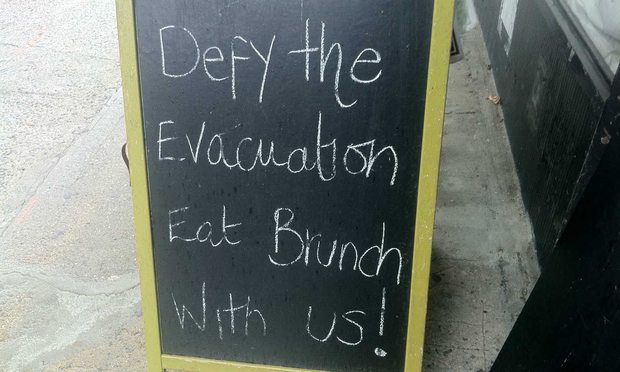 Home/made restaurant and bar in Red Hook, Brooklyn is defiant.