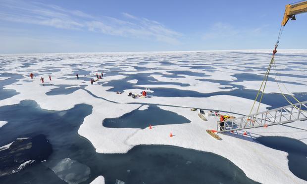 Melt Ponds in the Arctic