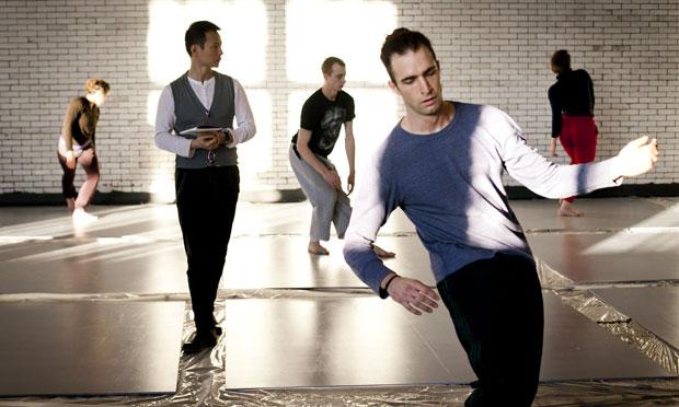 Shen Wei in rehearsal for 'Undivided Divided' with members of Shen Wei Dance Arts. Shen Wei in rehearsal for 'Undivided Divided' with members of Shen Wei Dance Arts.