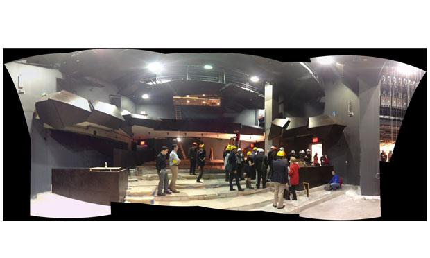 The new $66 million space will have three theaters, a studio theater, rehearsal studio and a central plaza containing a public café and bookstore. Here, a shot of one of the theaters. The new $66 million space will have three theaters, a studio theater, rehearsal studio and a central plaza containing a public café and bookstore. Here, a shot of one of the theaters.