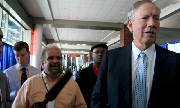 Former Governor George Pataki WNYC Bob Hennelly attempted to chase Gov. George Pataki for an interview.