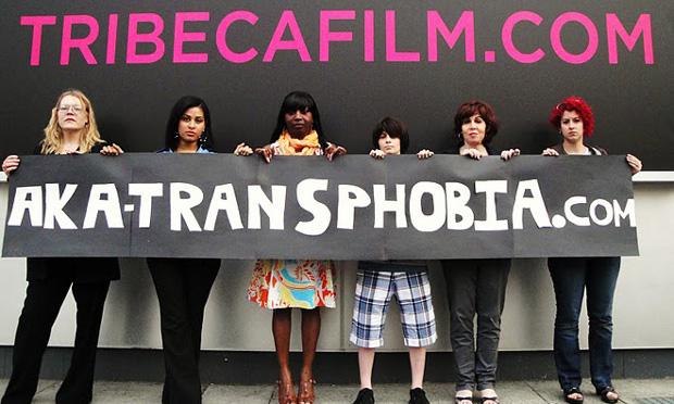 Transgender advocates rally against TFF's film Ticked Off Trannies With Knives.