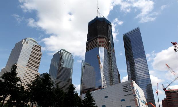 One World Trade Center on June 13, 2011. One World Trade Center on June 13, 2011.