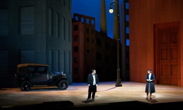 Paul Appleby as Tom Rakewell and Layla Claire as Anne Trulove in Stravinksky's 'The Rake's Progress.' Paul Appleby as Tom Rakewell and Layla Claire as Anne Trulove in Stravinksky's 'The Rake's Progress.'