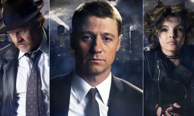 Harvey Bullock (Donal Logue), Jim Gordon (Ben McKenzie), and Selina Kyle (Camren Bicondova) as the future Catwoman Meet the stars of Fox's 'Gotham'