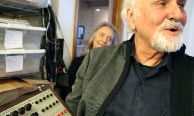 Morton Subotnick and Joan La Barbara in their Greenwich Village home.
