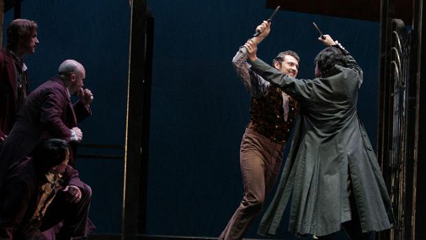 Alexey Sayapin and Museop Kim in 'Romeo et Juliette' Alexey Sayapin as Tybalt and Museop Kim as Mercutio