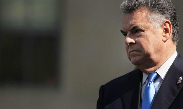 Rep. Peter King (R-NY) U.S. Rep. Peter King (R-NY) attends a news conference promoting the' 9/11 Health and Compensation Act' on September 8, 2010 in New York City.
