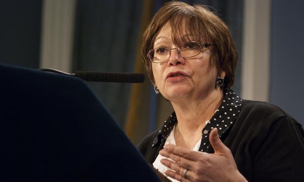 Gladys Carrion, commissioner of the Administration for Children's Services, speaks at a press conference at City Hall on Jan. 17, 2014.