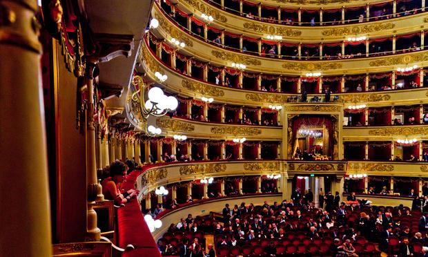 La Scala Theater in Milan, Italy La Scala Theater in Milan, Italy